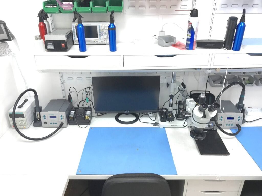 bancada tecnica especlizada em reparo de placas em niteroi