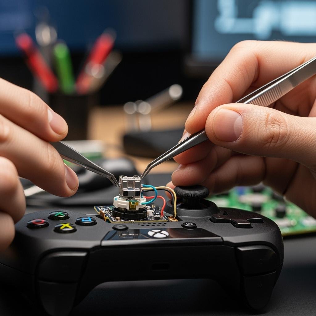 Adeus Drift! Reparo Controles Gamer Hall Effect em Niterói