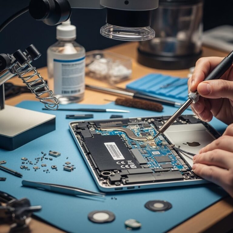 MacBook Molhado? Reparo Expert em Dano Líquido Niterói!
