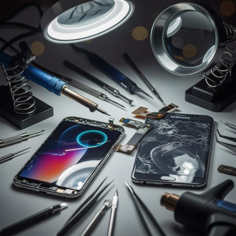Display OLED com Falhas? Reparo Expert iPhone/Samsung Niterói