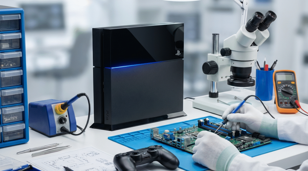 Luz Azul da Morte PS4: Diagnóstico Técnico e Solução image