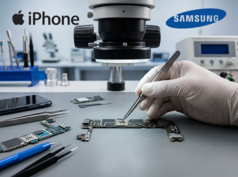 Chip de Bateria Falhando? Reparo em iPhone e Samsung Niterói