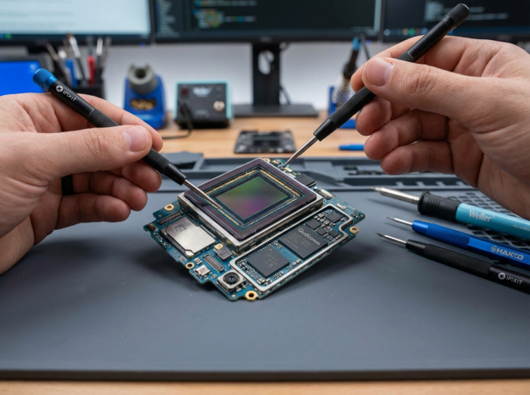 Câmera IA Falhando? Reparo de Smartphone em Niterói | VinfoSmart