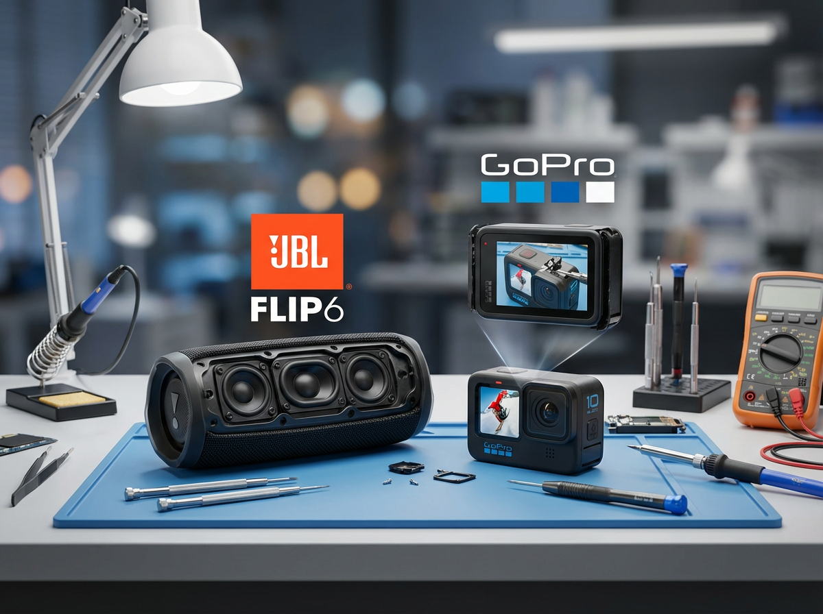 Reparo JBL e GoPro: Travou Pós-Atualização em Niterói?