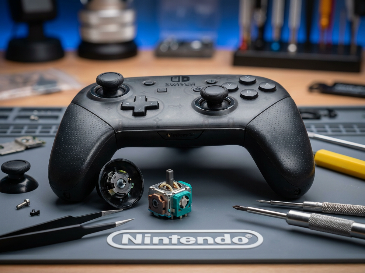 Controle Nintendo Switch Pro com Drift? Entenda e Resolva