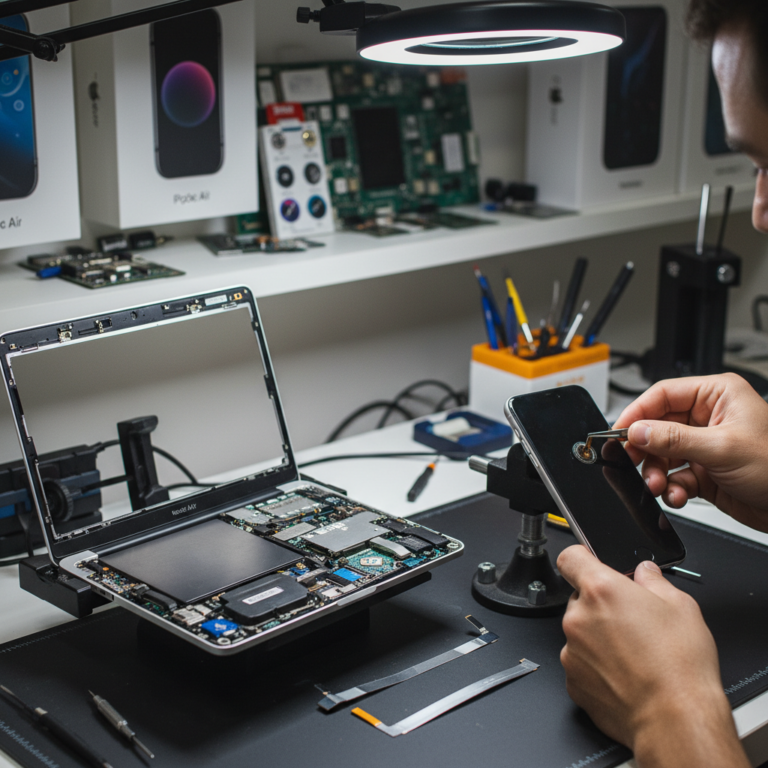 Reparo Flat Cable MacBook iPhone: Telas Niterói VinfoSmart