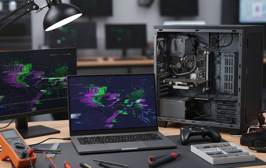 Reparo Vídeo Intermitente: PC, Notebook e Console em Niterói image