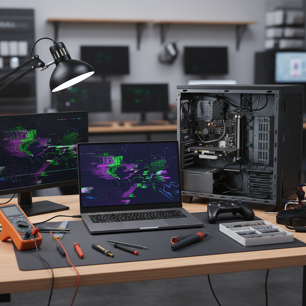 Reparo Vídeo Intermitente: PC, Notebook e Console em Niterói