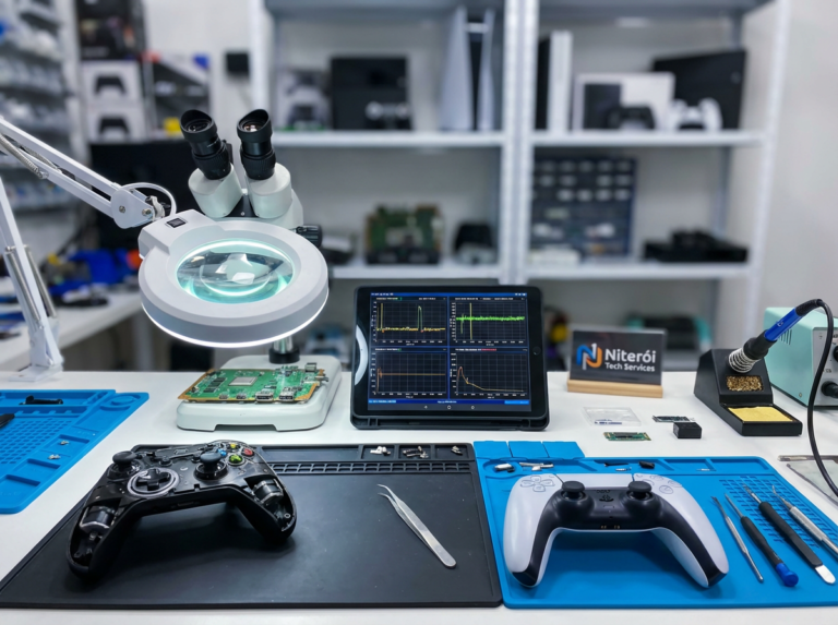 Reparo de Controles Gamer com IA: Precisão Aprimorada em Niterói