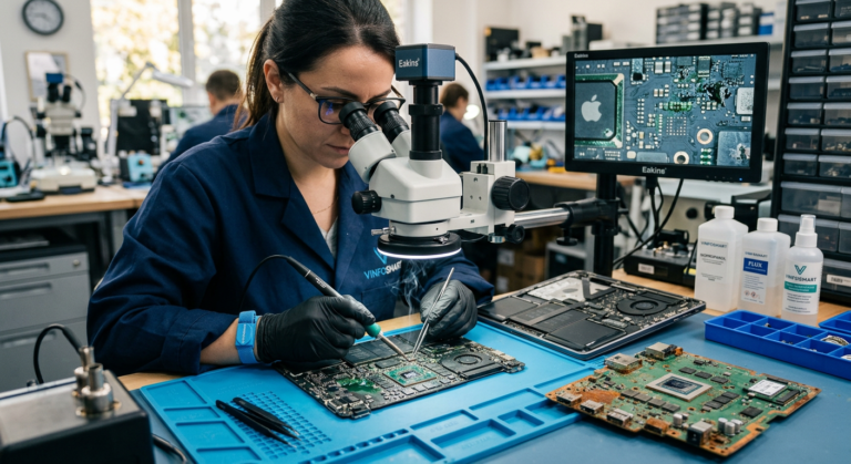 Dano Líquido: Reparo Expert para MacBook, Notebook, Console