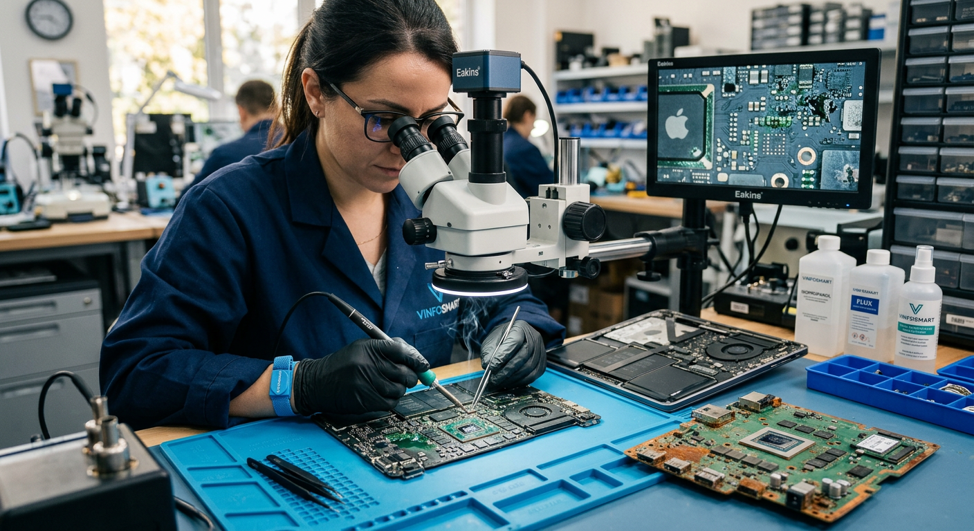 Dano Líquido: Reparo Expert para MacBook, Notebook, Console