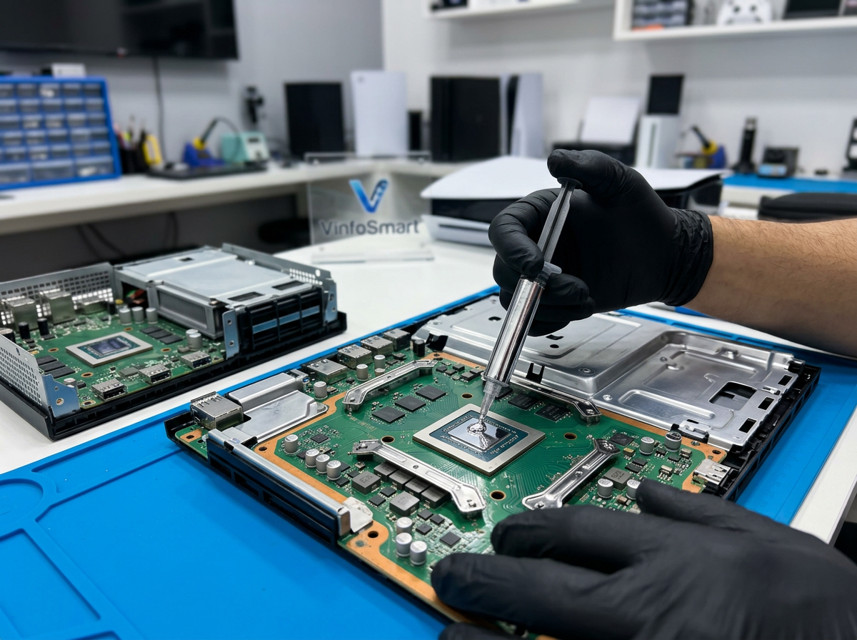 Metal Líquido em Niterói: Otimize PS5 e Xbox contra Superaquecimento