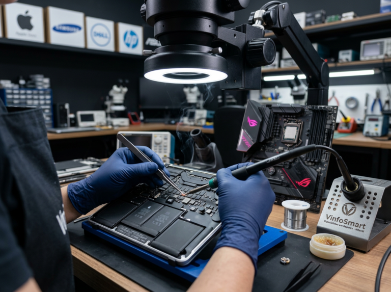 Micro-Soldagem em Niterói: Reparo Expert Apple e Gamer