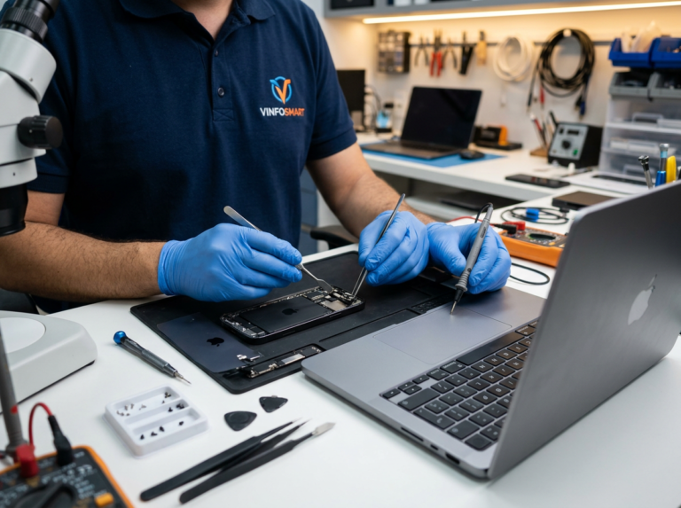 Microfone Falhando iPhone/MacBook? Reparo Expert Niterói!