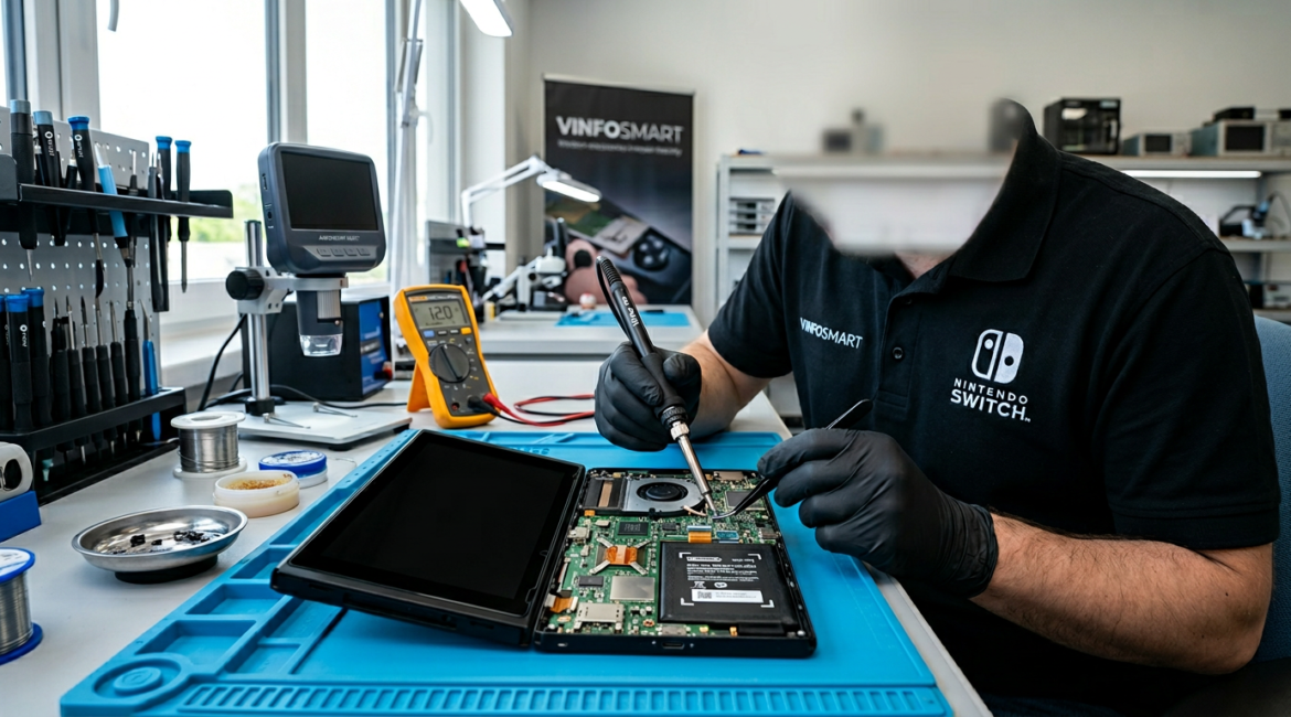 Nintendo Switch: Tela Preta e Som? Reparo Expert em Niterói! image