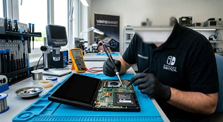 Nintendo Switch: Tela Preta e Som? Reparo Expert em Niterói!