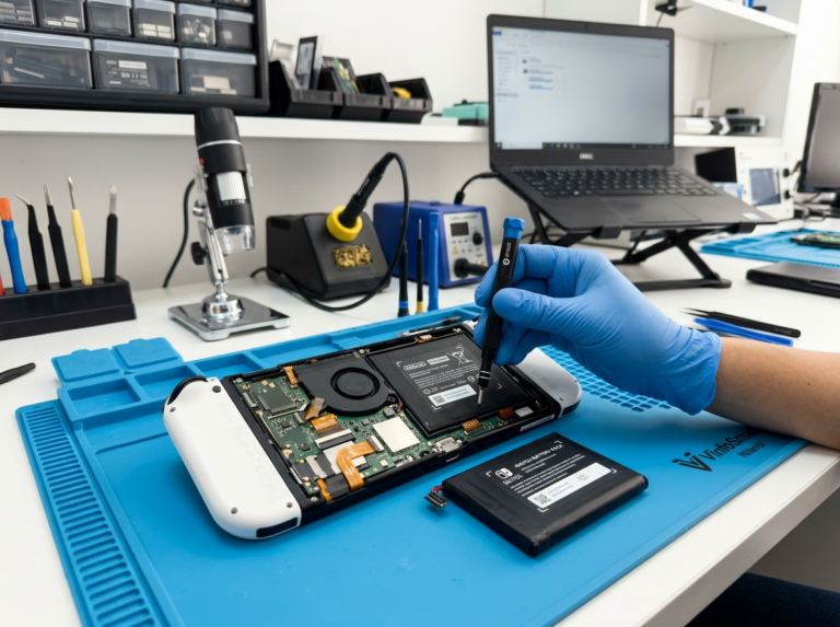 Nintendo Switch com Bateria Fraca? Reparo Profissional VinfoSmart