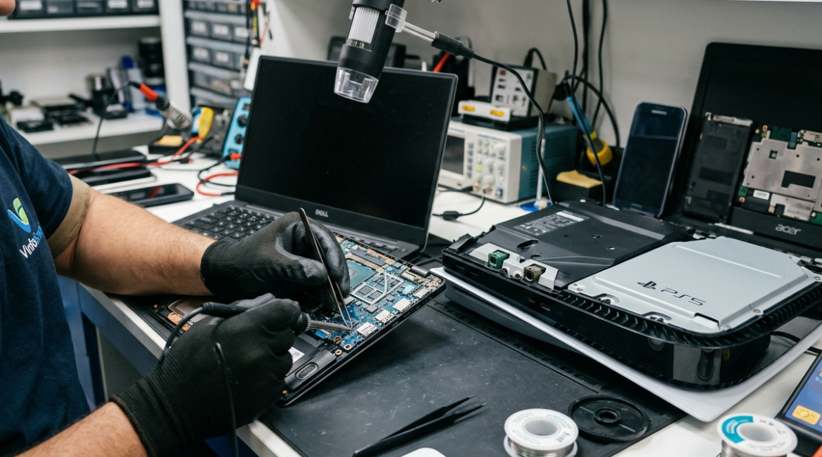 Portas USB e Áudio Falhando? Reparo em Notebooks e Consoles Niterói image