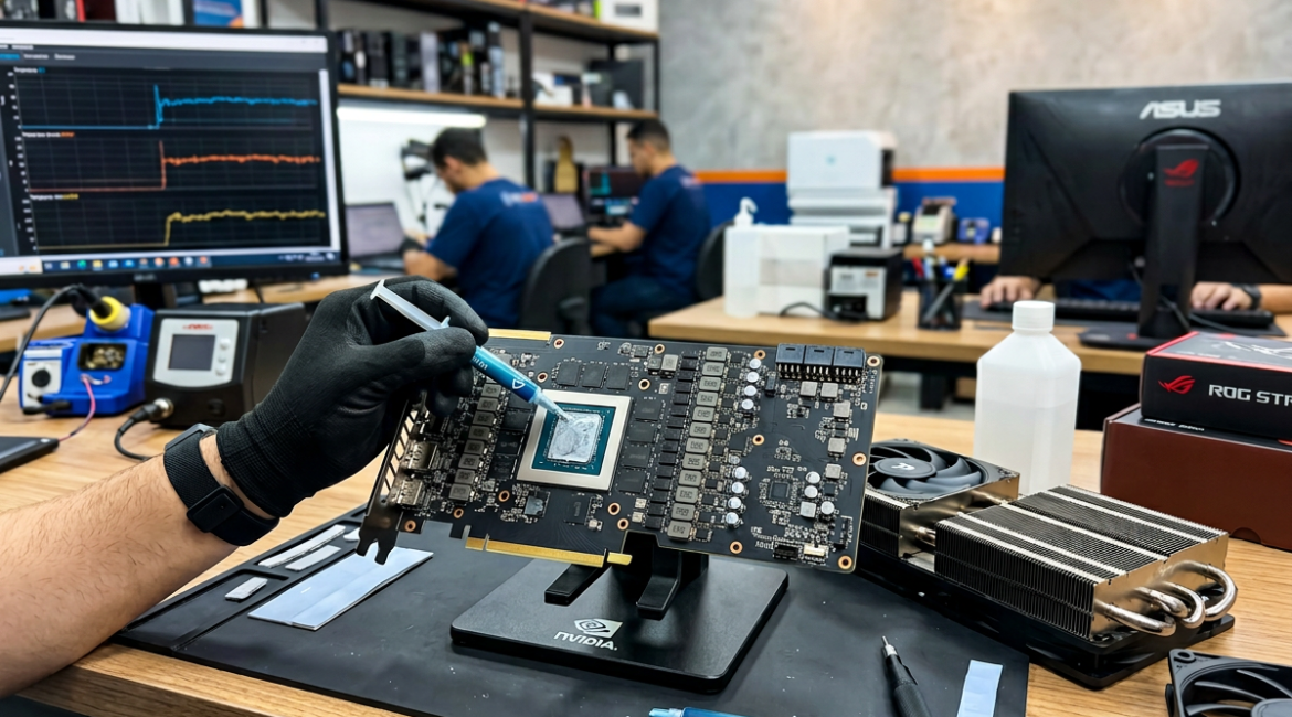 RTX 50: Otimização e Reparo Térmico Gamer em Niterói image