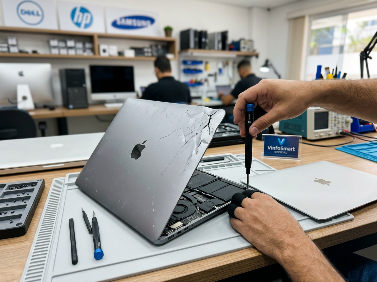 Reparo de Carcaça: MacBook, Notebook e Console em Niterói