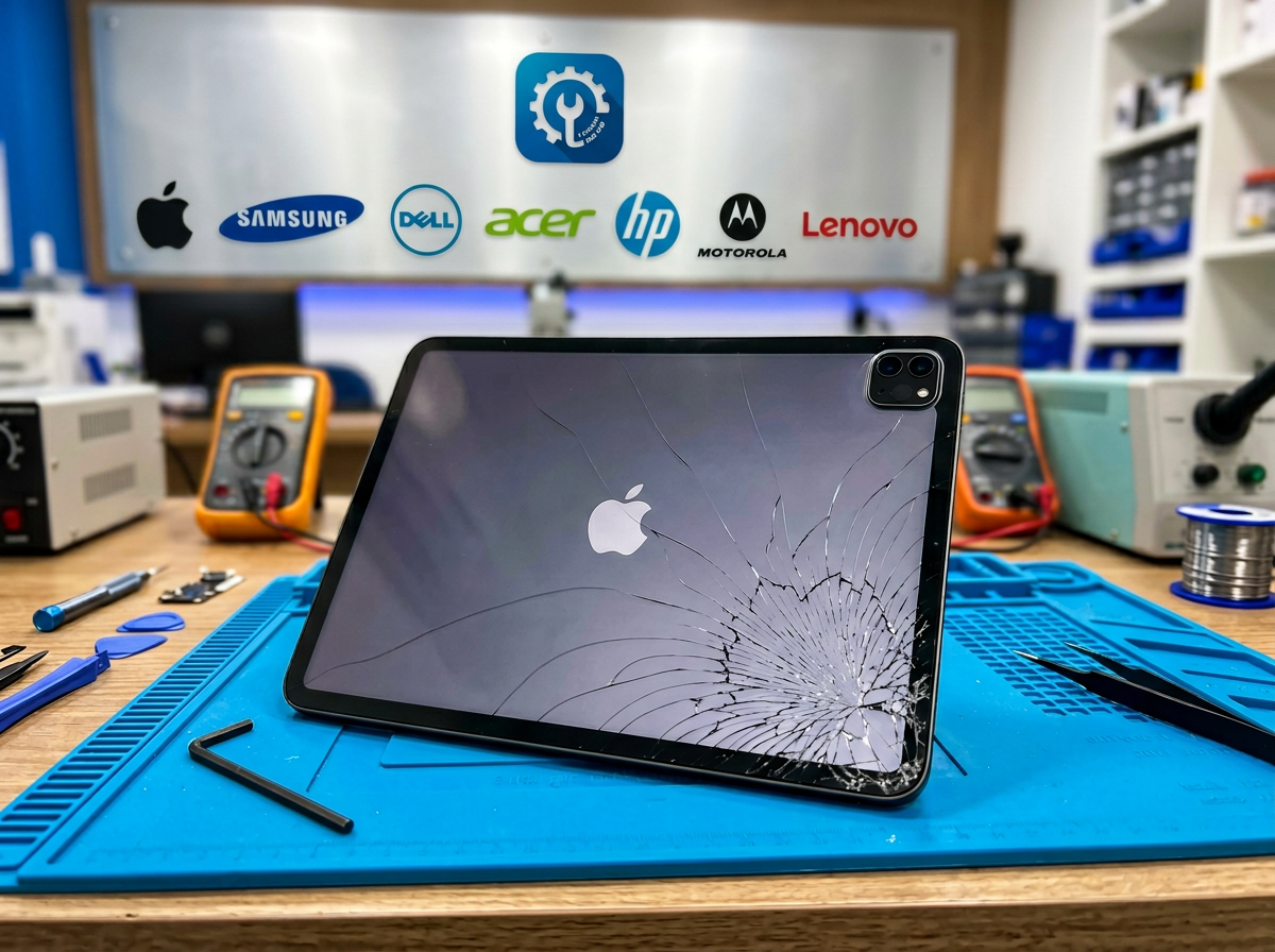 Reparo iPad Pro Tela OLED Tandem em Niterói: Precisão VinfoSmart