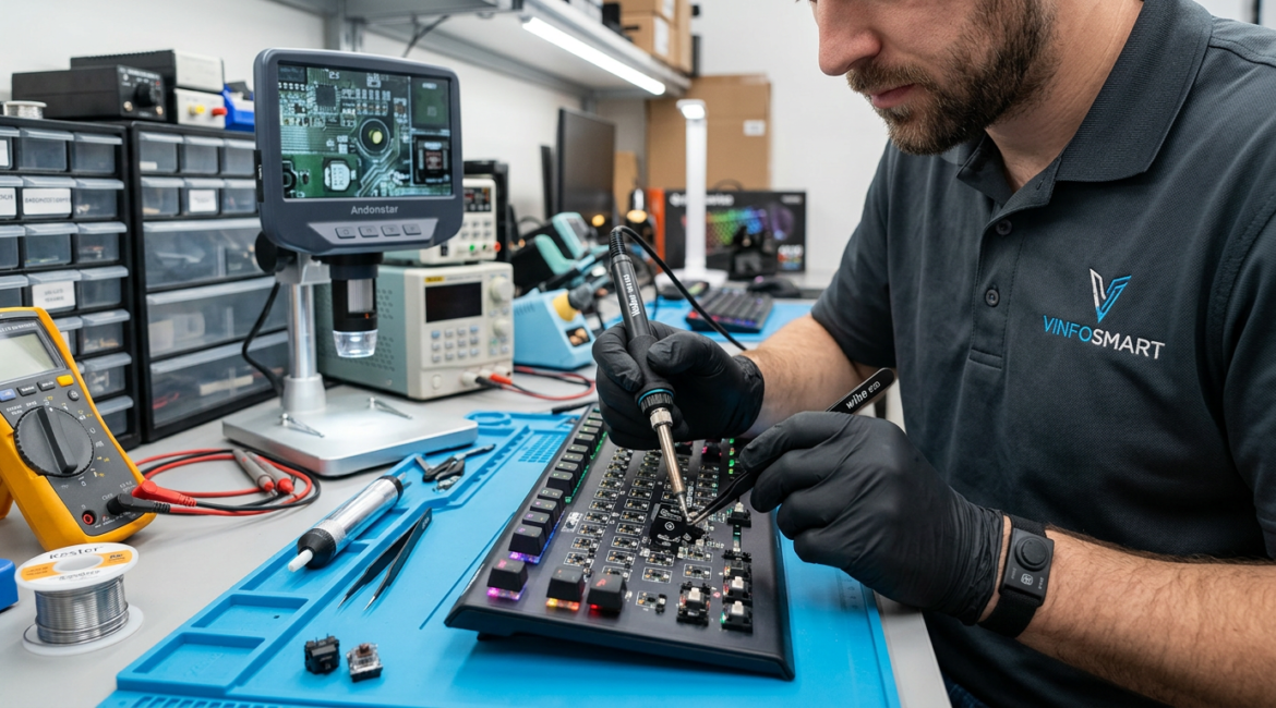 Teclado Gamer Falhando? Reparo Especializado em Niterói! image