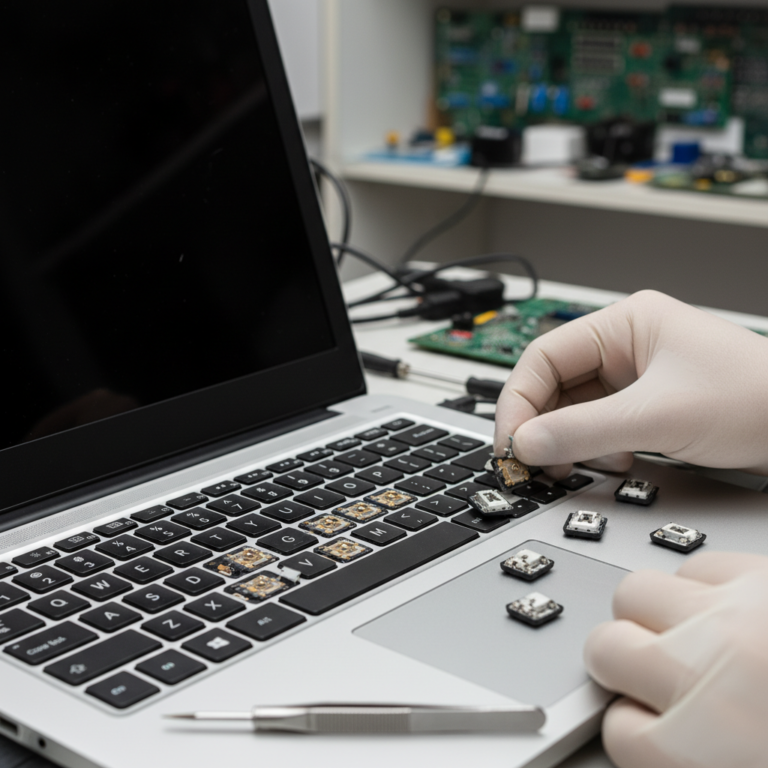 Teclado de Notebook Falhando? Reparo Rápido e Seguro em Niterói!