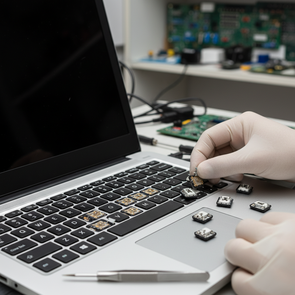 Teclado de Notebook Falhando? Reparo Rápido e Seguro em Niterói!