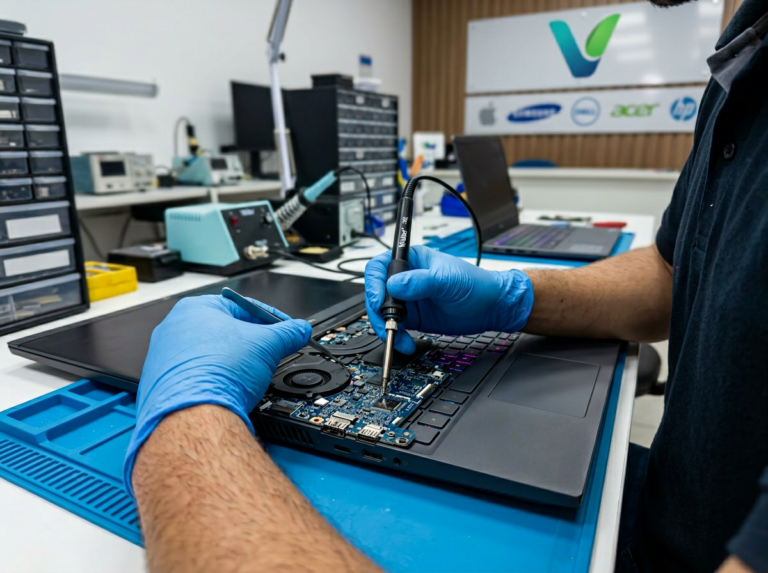 USB-C Gamer Falhando? Reparo de Vídeo e Dados em Notebooks Niterói