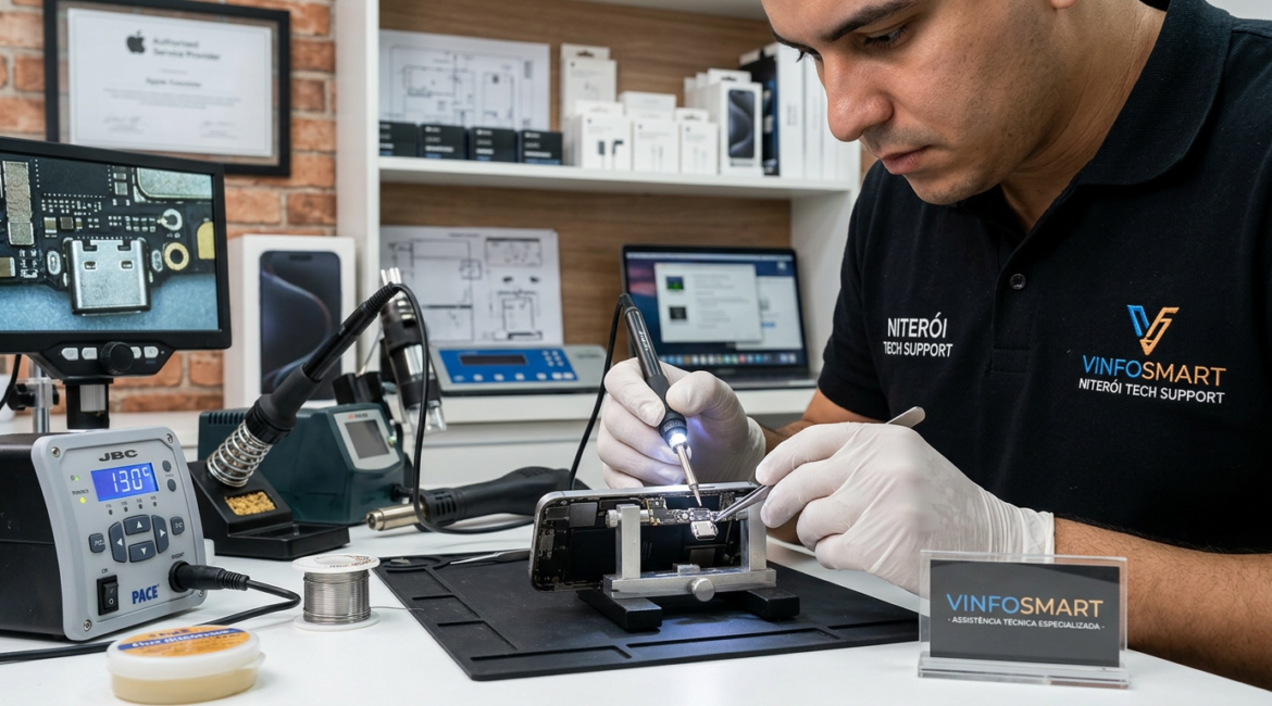 iPhone USB-C: Reparo Especializado para Falhas em Niterói image